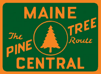 Maine Central RR Pine Tree Route herald